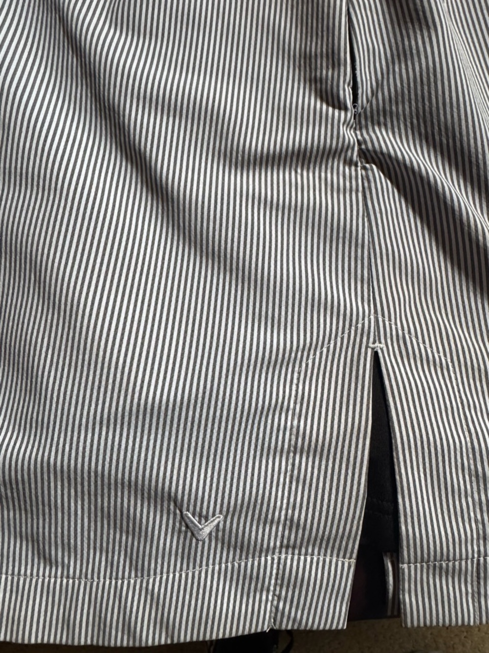 Vintage callaway Golf Striped Women’s Shorts Skort - White & Black - Picture 7 of 10